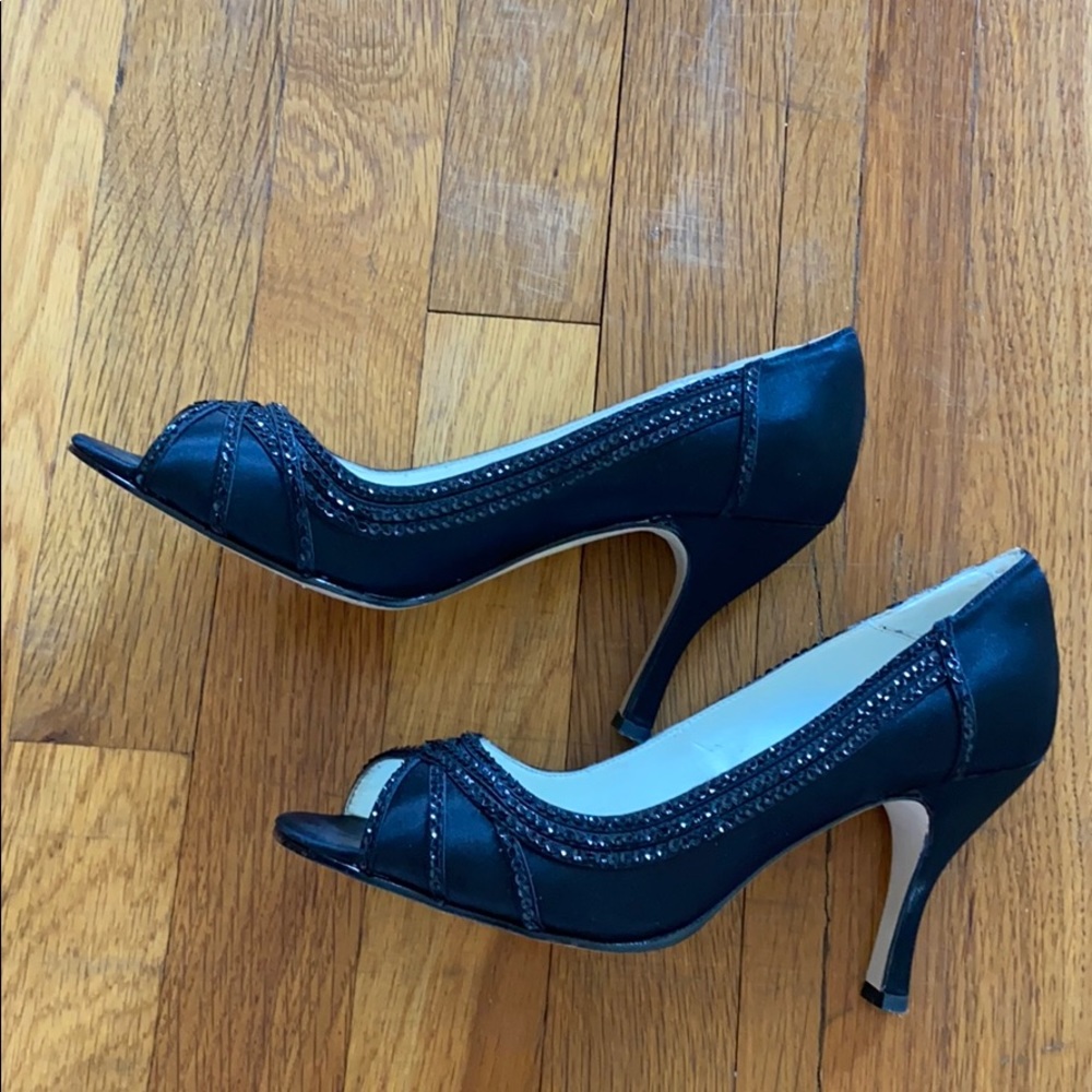 Michaelangelo Black Heels